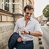 Fullmosa Band Kompatibel mit Apple Watch Armband 44mm 46mm 45mm 49mm 42mm Damen Herren, Milanaise Metallarmband Edelstahl für iwatch Ultra/SE 3 2 1 Series 11 10 9 8 7 6 5 4,Schwarz #2