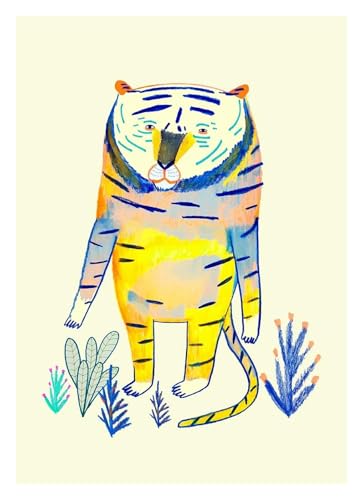 Tableau d'art mural tendance tigre de la jungle deco 50x70