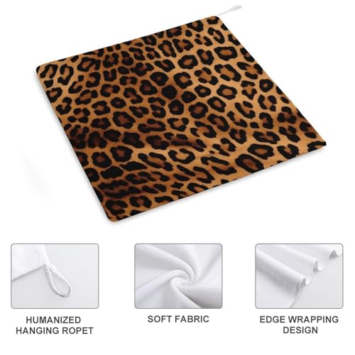 Serviette de bain léopard coton absorbant pour spa et hôtel