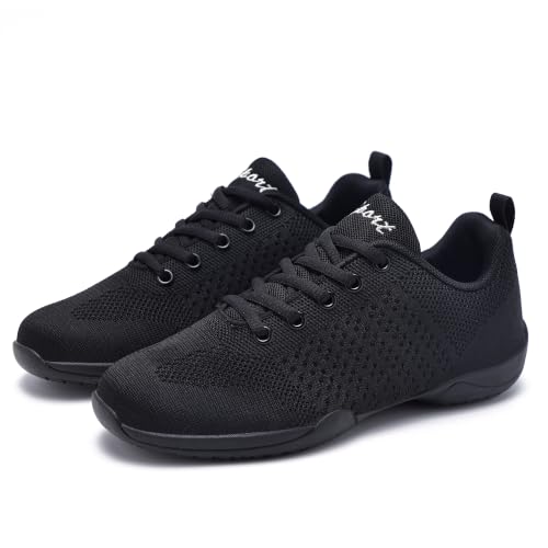 Image of Youth Cheer Shoes Girls White Cheerleading Shoes Dance Athletic Training Breathable Fabric Dancing Lightweight Competition Comfortable Sport Kids Girls Cheer Sneakers