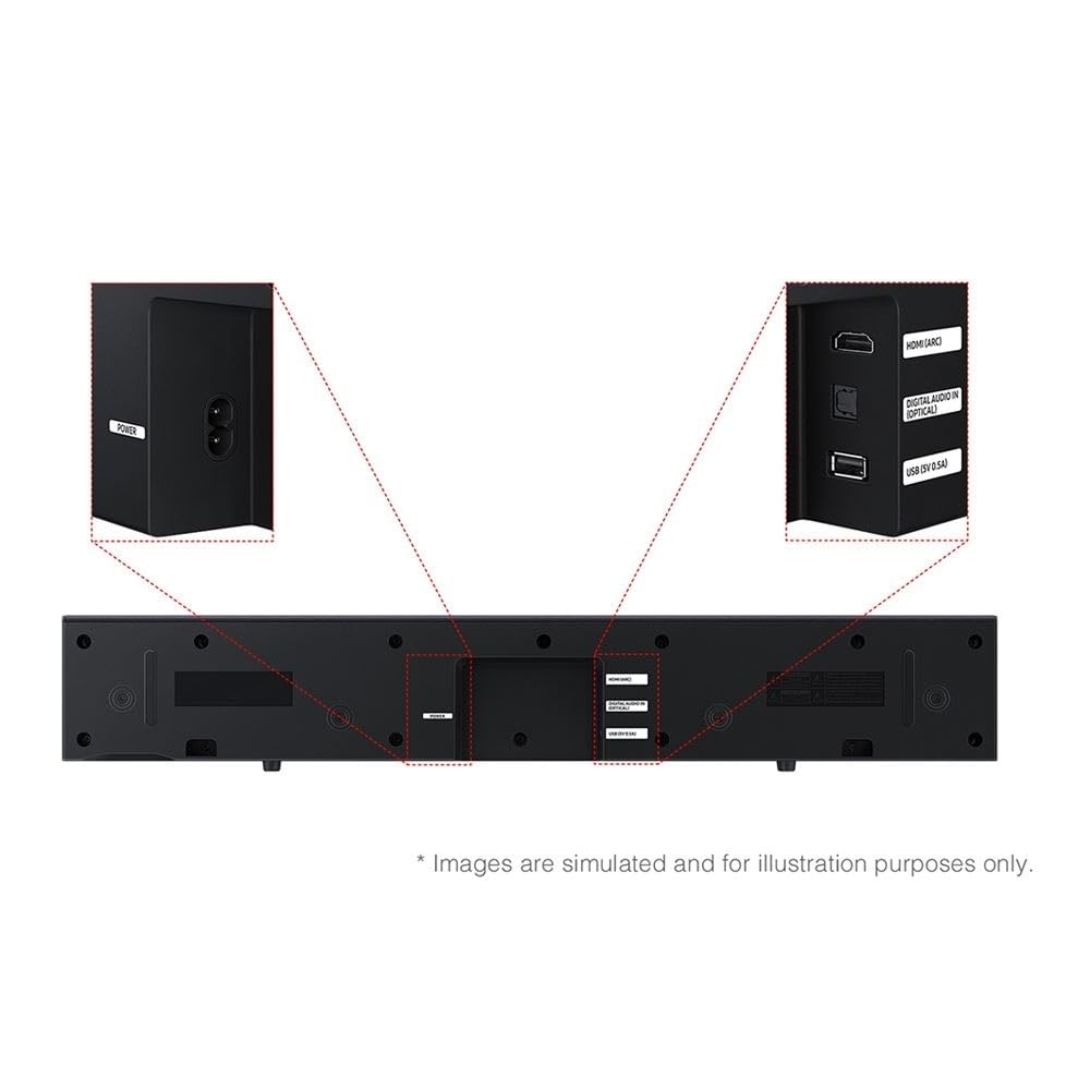Samsung B Series HW B400F Soundbar Review Black Renewed - Dettaglio
