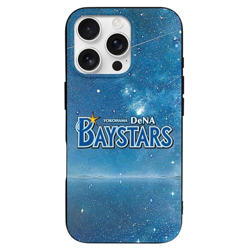 ���lDeNA�x�C�X�^�[�Y (67) Fit iPhone 16 �p �P�[�X TPU �ی�J�o�[ �y�� ���^ �ی�P�[�X ����~�� �ϏՌ� iPhone 16 Pro Black-style