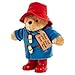 Rainbow Designs Classic Paddington Bear with Boots - 25cm Standing Plush Character - Soft & Cuddly Paddington Teddy Bear with Iconic Duffle Coat, Bush Hat & Shiny Red