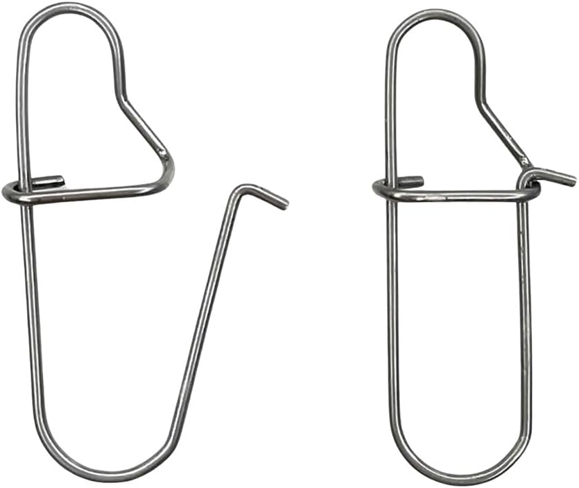 MARINE CITY 304 Stainless Steel Antenna Flag Clips, Rust Proof, Marine Boat Flag, for Flag Pole, Pole Accessories