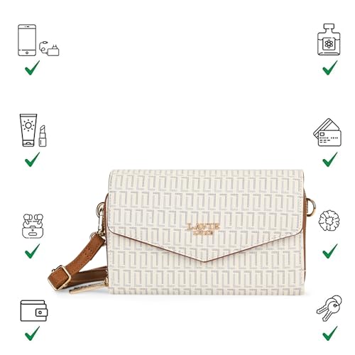 Image of Lavie Luxe Women's Mono Sally 2C Crossbody Sling Bag | Ladies Purse Handbag | Gift for Women