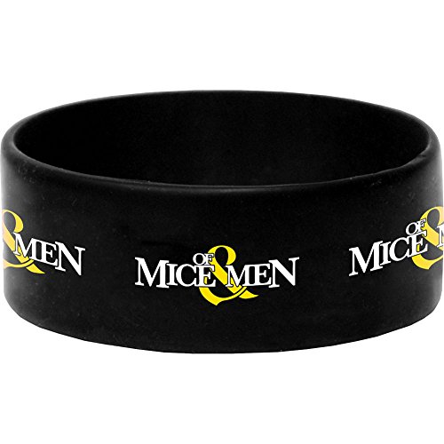 Of Mice And Men Unisex-adult's Logo Wristband - One Size, Multicoloured