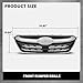 G-PLUS Front Bumper Grille Compatible with Subaru Outback 2020-2022 Chrome Trim Grill 91121AN08A, SU1200189