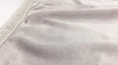 Silriver Womens 100% Silk Bikini Panties, Sexy And Comfortable Hipster Briefs, Breathable Tanga Underpants, Summer Underwear(Silver Grey,Medium) #TOP5