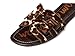 Sam Edelman Women's Bay Flat Sandal, Terra Toffee Multi, 7