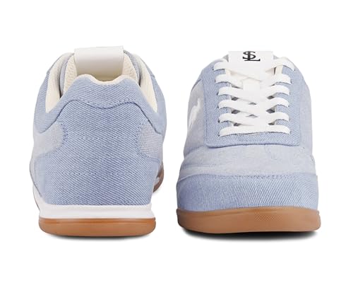 Image of LOUIS STITCH Women's Casual Lightweight Sneakers | Ortholite Cushioned Comfort | Dual-Color TPR Sole | Lightweight & Comfortable Casual Lace-Up Shoes | LSD-SNK-NBL & DNM