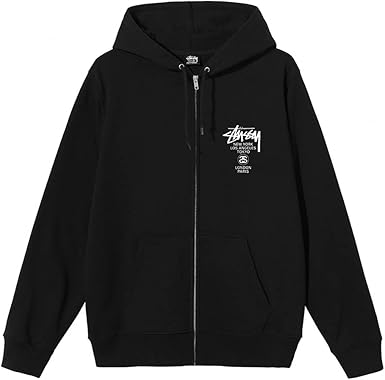 早い者勝ち　Stussy Outline Zip Hoodie Stussy Outline Zip Hoodie Ivory Men's - SS24 - US