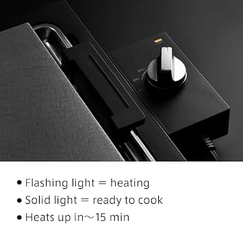 BALMUDA Combo Pack: The Teppanyaki & The Lantern Black | 6.6mm Cladding Plate Hot Plate & Rechargeable LED Lantern