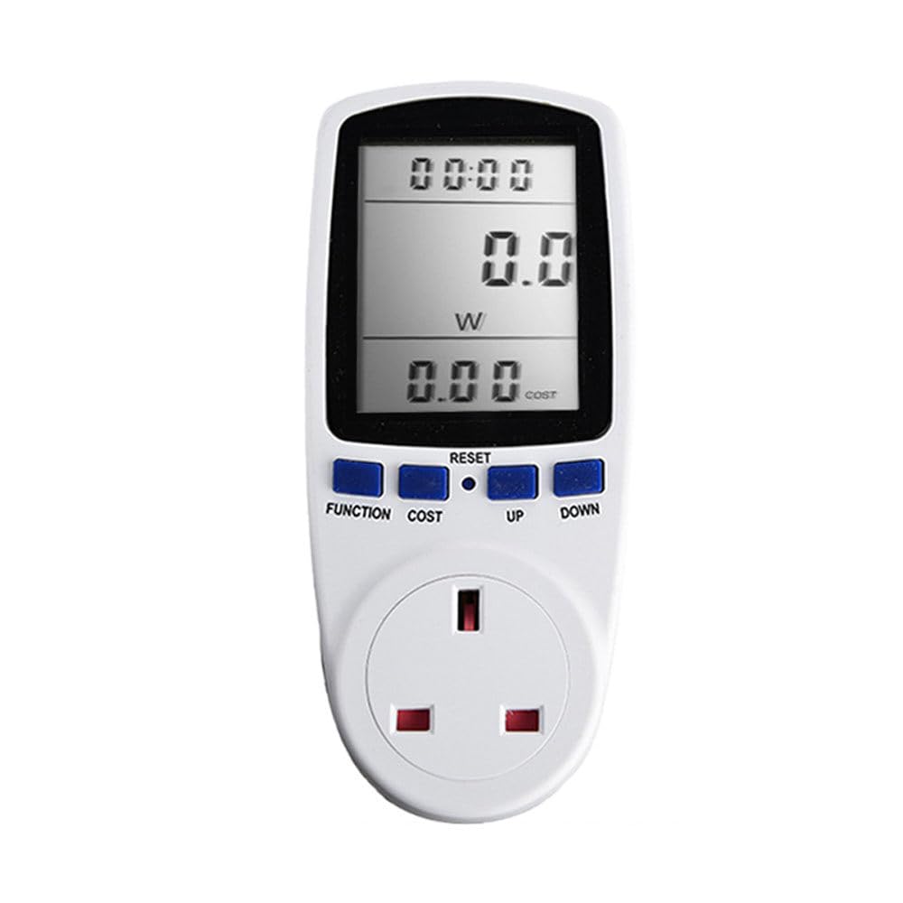 Fawoonu Digital LCD Energy Meter Wattmeter ing Device Wattage Electricity Kwh Power Measuring