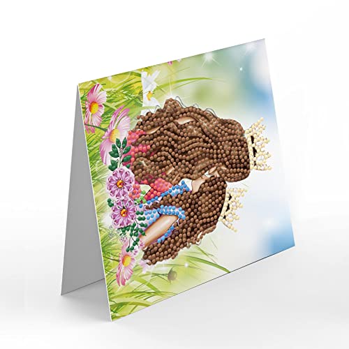 simhoa 12x Pintura Postal Conjunto Cartões de Sauções à Mão para