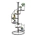 CXJYBH Multilayer Stair Forme Fermer Plant Stand Rack Plantes Succulent Plantes Tablette De Bureau Garden Stand Decoration Moderne + Plaque de Bois Etagere Plante