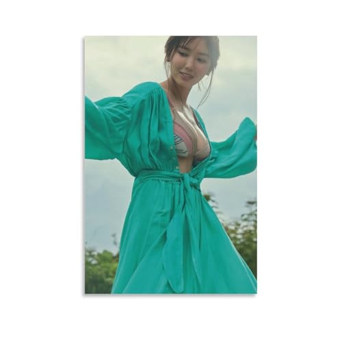 ������� Sawaguchi Aika ������ �ʐ^�W �Ǌ|���l�C�A�C�h���X�^�[ �L�����o�X�A�[�g�|�X�^�[�ƃE�H�[���A�[�g�摜�v�����g ���_���t�@�~���[�x�b�h���[������ �t���[���Ȃ��X�^�C�� 16x24�C���`(40x60cm)