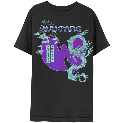 Wu-Tang Clan Dragon Bonsai Official Tee T-Shirt Mens Unisex (Medium) Black