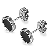 ♦ WUNDERSCHÖNES DESIGN - Die Knopf Ohrringe sind mit seinen klassisch aber doch eleganten runden Design ein besonders schönes Schmuckstück zu jedem Outfit die passende Ergänzung. Zeitlos elegant