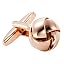 Knot Mens Cufflinks in Bronze