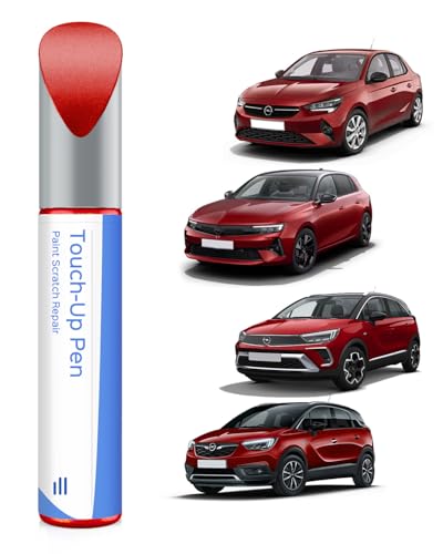 Pintura de retoque para Opel 51A / G1R /50Y Peperoncino Red Metálica / Chile Rojo Metálico para Opel Coincidencia exacta – Repara arañazos y desconchados