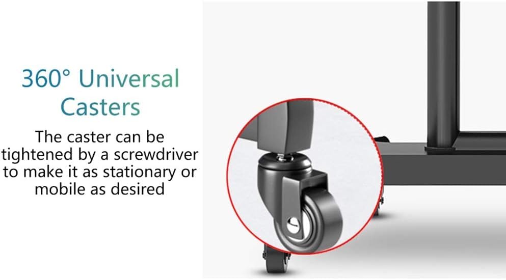 Soporte móvil para TV, base con ruedas ajustable miniatura 3