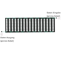WS2812B WS2812ECO 8×32 256 Pixel RGB LED Matrix, 5050 SMD – Ansicht 3