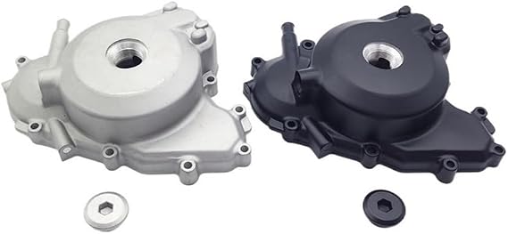 Motorcycle Engine Saver Protection Cover Motorcycle Accessories Left Crankcase Cover Magneto Stator Cover Big View Hole Cap Engine Protection for ZONGSHEN NC250 NC450