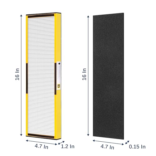 Image of AC4825 Filter B Replacement Compatible with Germ-Guardian Air Purifier AC4825 AC4825E AC4800 AC4850PT AC4900CA AC4820 AC4300 Air Purifier, 4 HEPA with 4 Pre-Filters