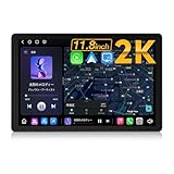 EONON 11.8インチ ディスプレイオーディオ 2K 1DINカーナビ アンドロイドナビ qualcomm6225プロセッサー Android13 8コア 8GB RAM+256GB ROM 無線CarPlay&Android Autoとミラーリング 4GLTE/WiFi YouTube Netflix マルチウィンドウ バック連動 新UI 技適取得済み(UX7SKJ-PRO-MAX)