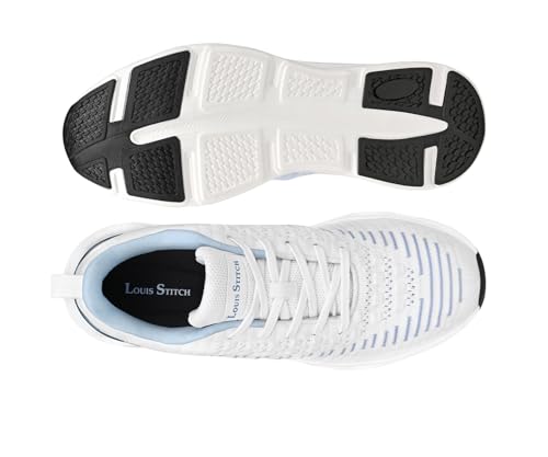 Image of LOUIS STITCH Men's Lightweight Knitted Athleisure Sport Shoes | Casual Lace-Up Sneaker and Athleisure Wear | Perfect for Casual, Gym & Travel Wear | LS-AT-RFKN