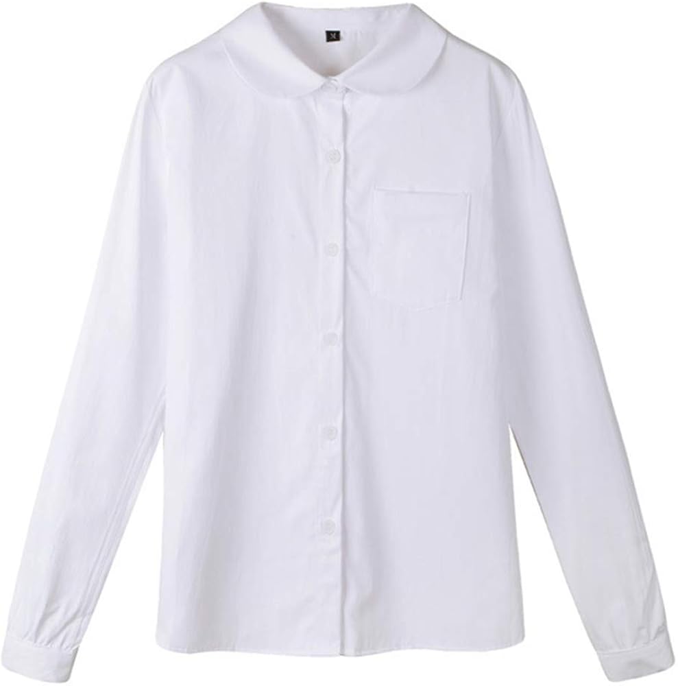 Amazon.co.jp: Phoenix's Shop スクール ブラウス シャツ シンプル