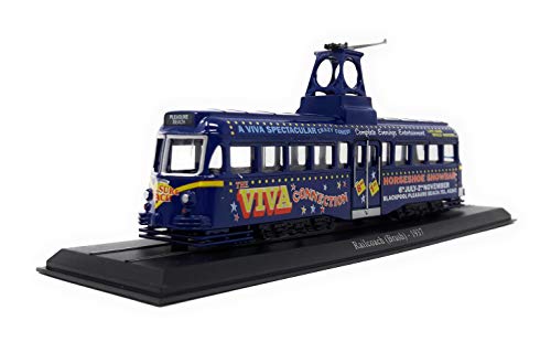 Atlas Straßenbahn Railcoach Blackpool Brush Tram 1937 Standmodell ohne Funktion Miniaturmodell Metall 1:76 Cover