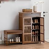 Design compact : Notre meuble à chaussures étroit est conçu avec expertise pour s'intégrer parfaitement dans les couloirs et les salons, optimisant ainsi les espaces restreints. Compact et peu encombrant, ce meuble vous permet de ranger vos chaussures efficacement tout en gardant votre espace rangé et élégant. Idéal pour optimiser l'espace sans compromettre le style.