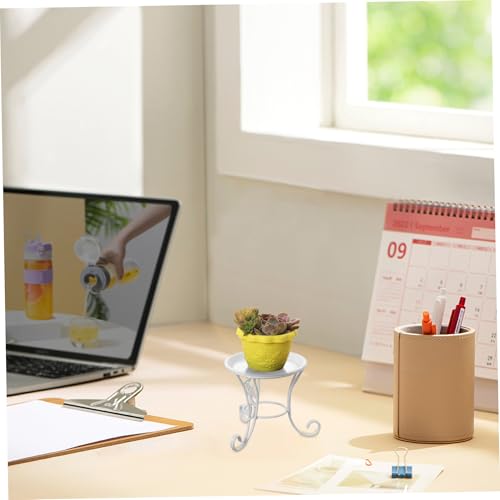 Petit support de plante en métal robuste au design minimaliste pour intérieur - 6