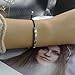 Choistily Dont Let The Hard Days Win Bracelet for Women Adjustable Handmade Braided Bracelet Stainless Steel Tube Engraved Inspirational Bracelet for Women Men Inspirational Jewelry Gifts (Silver A)