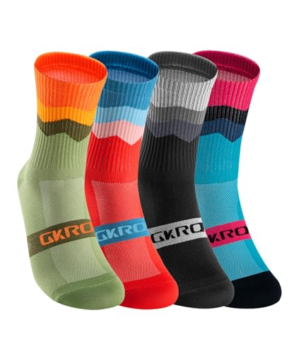 4-Pair Running and Cycling Socks