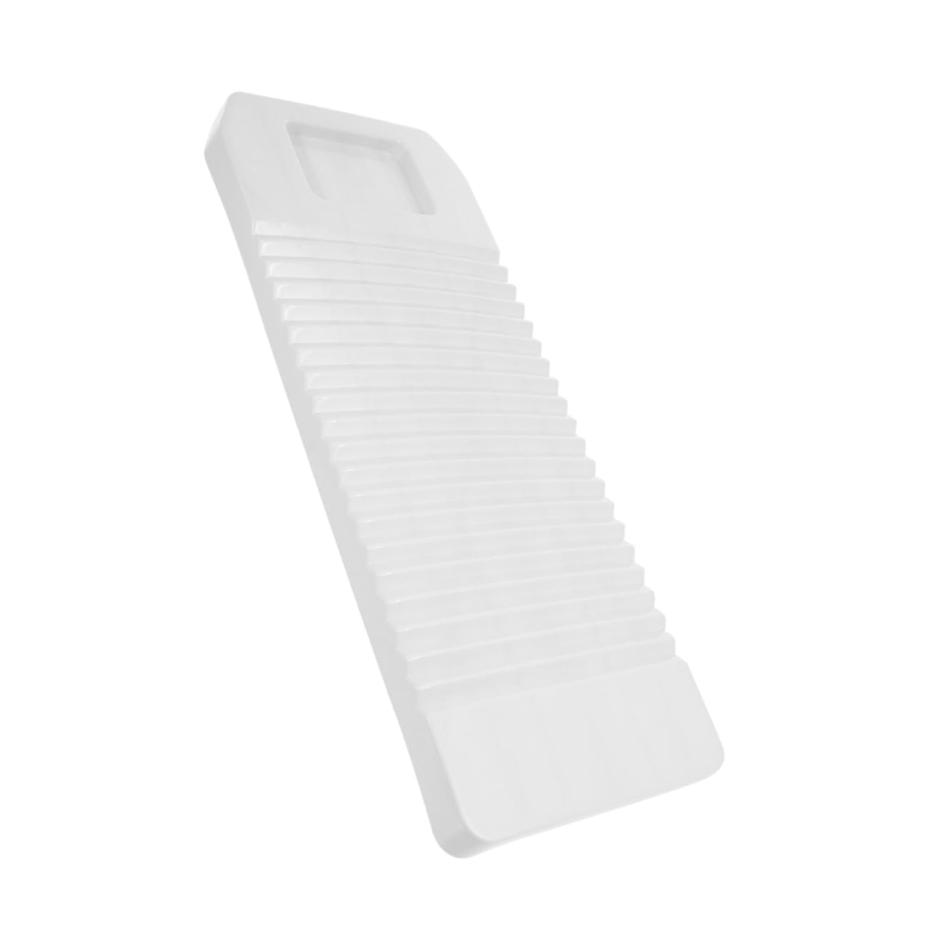 OUNONA ASSE da Bucato e Superficie ad Alta Frizione Portatile in Plastica ABS Bianco Design per Lavare Vestiti e Calzini in Campeggio e Viaggio