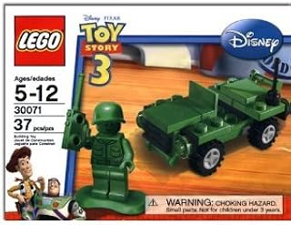 Amazon レゴ トイストーリー3 グリーンアーミーメン 緑の兵隊 軍曹 と ジープ付 並行輸入品 おもちゃ おもちゃ