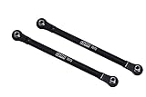 Aluminum 7075 Front Steering Link Rod for Traxxas 1:7 Unlimited Desert Racer UDR Pro-Scale 4X4 85086-4 85076-4 Upgrade Parts - Black
