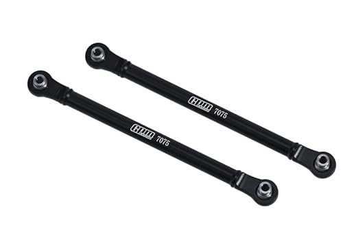 Aluminum 7075 Front Steering Link Rod for Traxxas 1:7 Unlimited Desert Racer UDR Pro-Scale 4X4 85086-4 85076-4 Upgrade Parts - Black