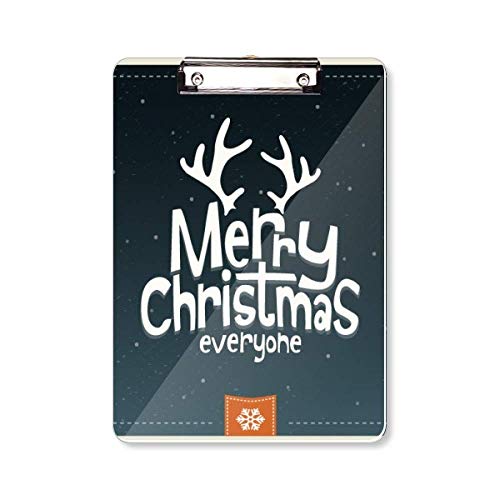 Bloc d'écriture A4 renne de Noël bloc notes papier Merry Christmas