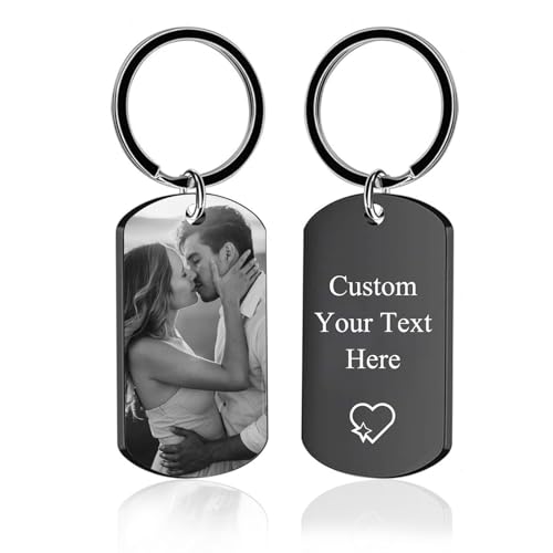 RSQGT Personalized Custom Keychain with Picture -...