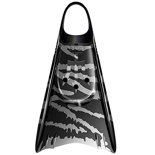 Pé de Pato Kpaloa Tritão Tubarão Tigre Cinza Bodysurf e Bodyboarding (XL)