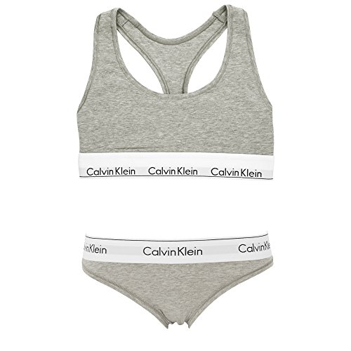(�J���o���N���C��) Calvin Klein ���f�B�[�X �u�����V���[�c �㉺�Z�b�g modern cotton (�O���[�V���[�cSET, �u���C�OM×�p���c�C�OM) [���s�A���i]