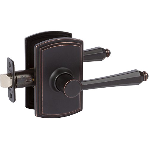 Delaney Hardware 501T-Fl-Us10Be-Passage Florini Lever Passage, Edge Oil Rubbed Bronze #TOP21