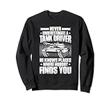 Este producto Panzer dice: "Never Underestimate A Tank Driver - He Knows Places Where Nadie Finds You". Un gran diseño para un amante de los tanques, conductor de tanque o tanque de tanque.