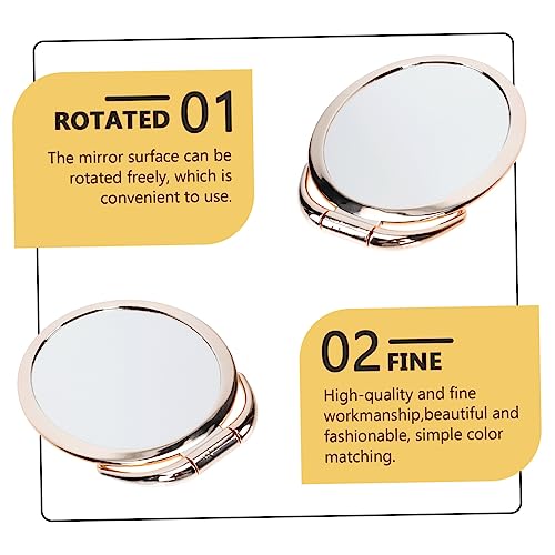 Fomiyes 1Pc Vanity Mirror Desk For Office Mirror For Makeup Desk Wall Mounted Table Makeup Mirror Desktop Makeup Mirror Portable Folding Mirror Fashion Cosmetic Mirror Makeup Table Mirror #TOP3
