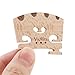 Violin Bridge 4Pcs, 4/4 Full Size Premium Solid Maple Wood Violin bridge with String Position Identification, Hard Maple Fiddle Bridge Music Instrument Replacement Fit Most 4/4 Violins