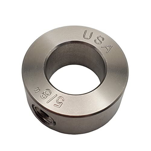 Collier d'arbre à vis 1,6 cm bague d'arrêt acier inoxydable 303 fixation axe cylindrique