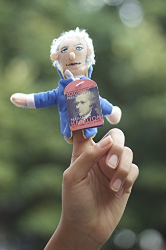 The Unemployed Philosophers Guild Alexander Hamilton Finger Puppet and Refrigerator Magnet - for Kids and Adults
